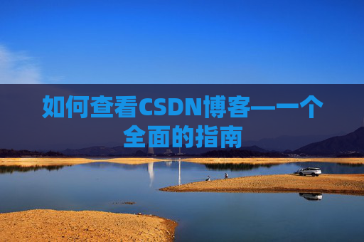 如何查看CSDN博客—一个全面的指南